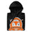 Neatly folded view of United High School Longhorns Black Premium Unisex Hoodie 212