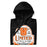 Neatly folded view of United High School Longhorns Black Premium Unisex Hoodie 219