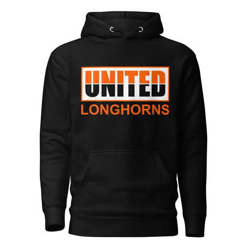 United High School Longhorns Black Premium Unisex Hoodie 031