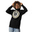 Woman wearing Conroe High School Tigers Black Premium Unisex Hoodie 216