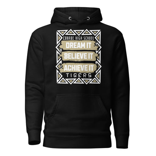 Conroe High School Tigers Black Premium Unisex Hoodie 228