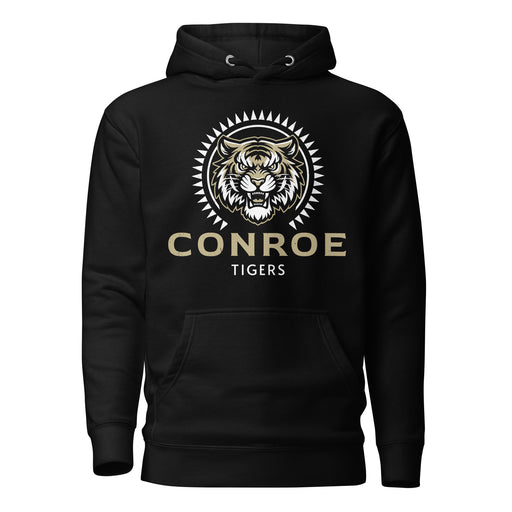 Conroe High School Tigers Black Premium Unisex Hoodie 226