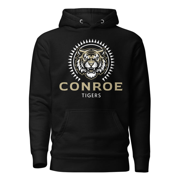 Conroe High School Tigers Black Premium Unisex Hoodie 226