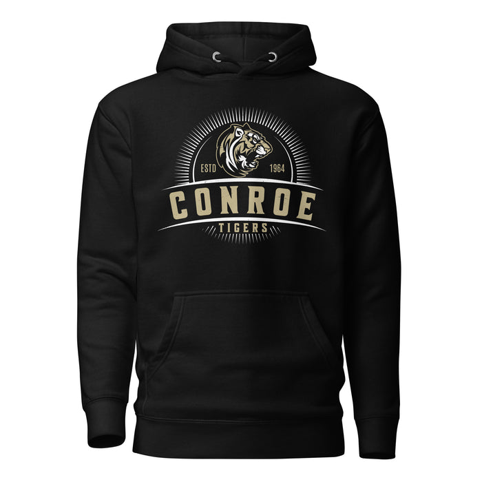 Conroe High School Tigers Black Premium Unisex Hoodie 221