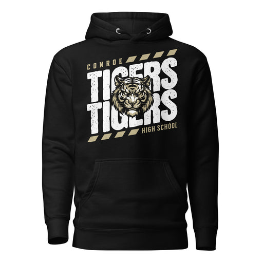 Conroe High School Tigers Black Premium Unisex Hoodie 223