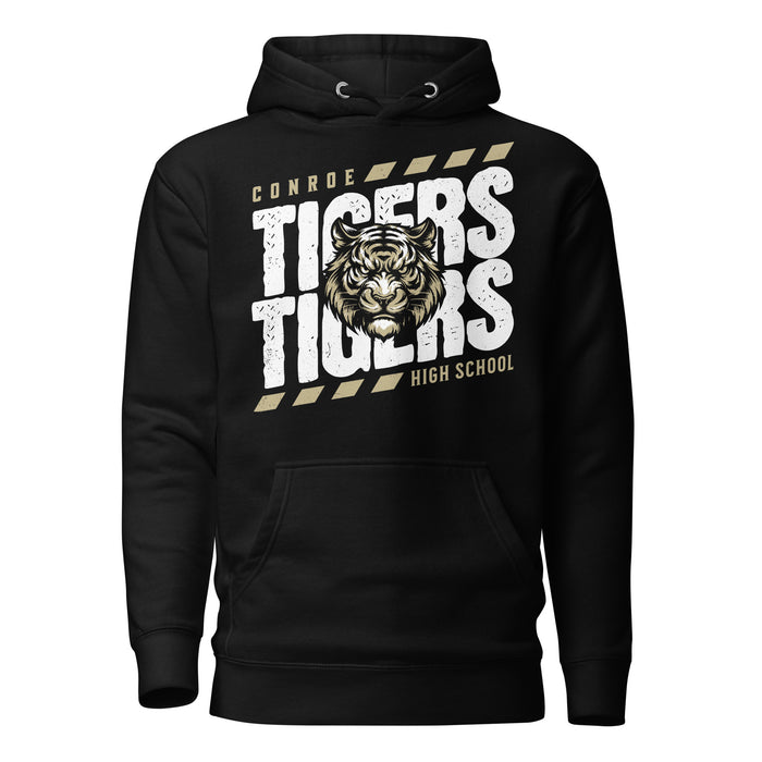 Conroe High School Tigers Black Premium Unisex Hoodie 223