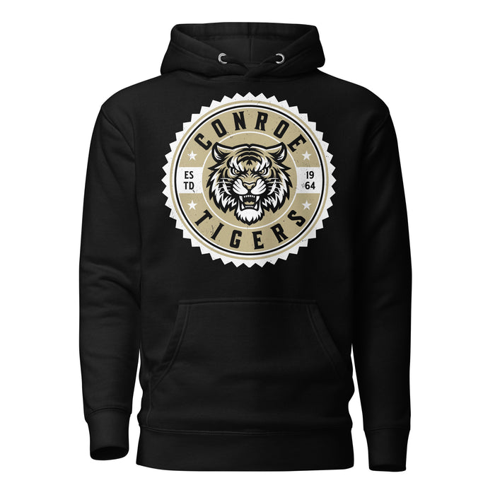 Conroe High School Tigers Black Premium Unisex Hoodie 203