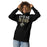 Woman wearing Conroe High School Tigers Black Premium Unisex Hoodie 017