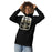 Woman wearing Conroe High School Tigers Black Premium Unisex Hoodie 001