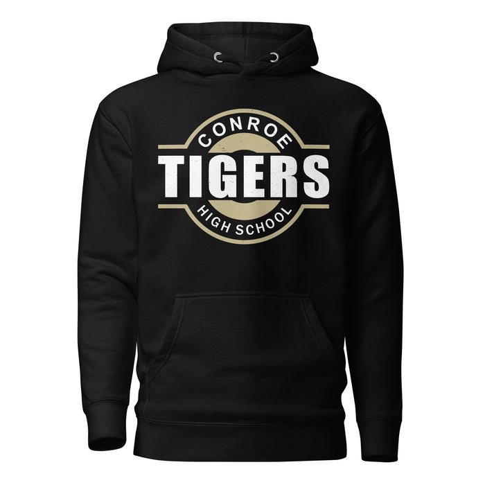 Conroe High School Tigers Black Premium Unisex Hoodie 011