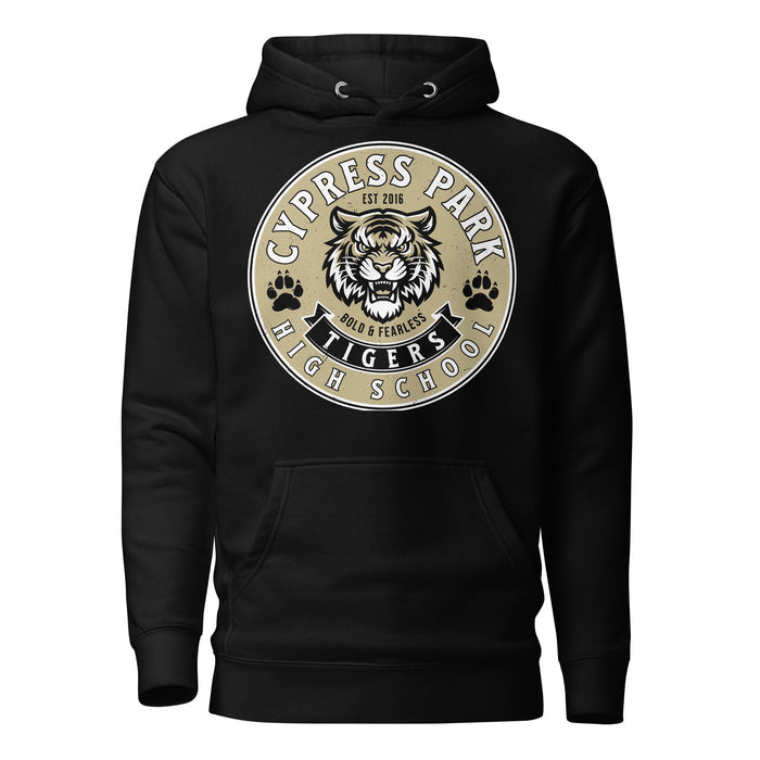 Cypress Park High School Tigers Black Premium Unisex Hoodie 215