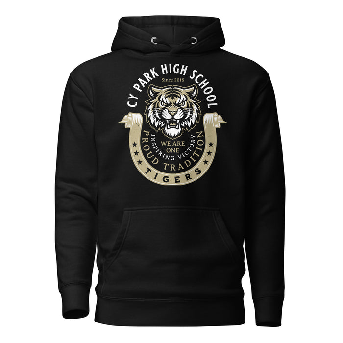 Cypress Park High School Tigers Black Premium Unisex Hoodie 229