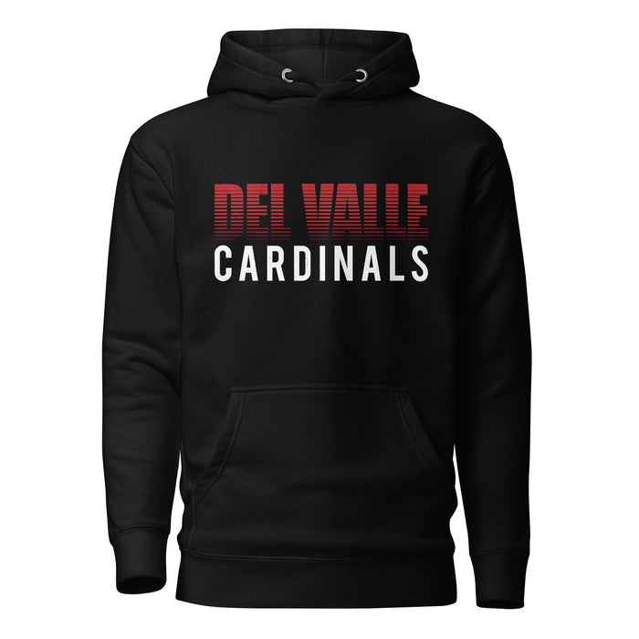 Del Valle High School Cardinals Black Premium Unisex Hoodie 024