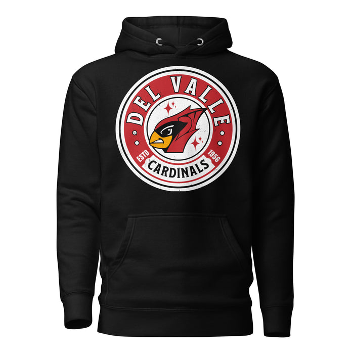 Del Valle High School Cardinals Black Premium Unisex Hoodie 220