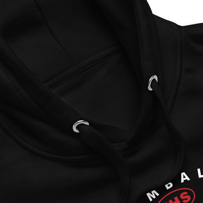 Tomball Cougars Premium Black Hoodie - Design 44