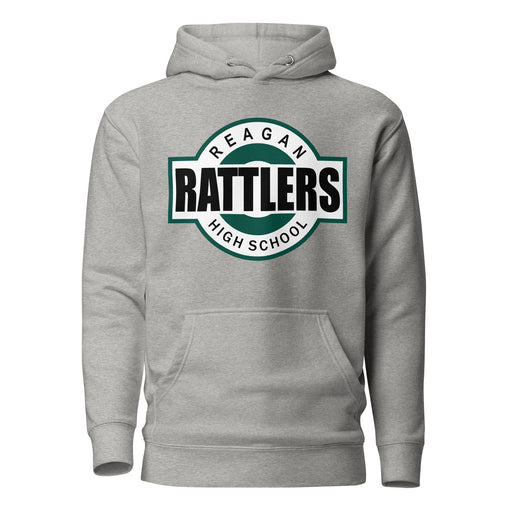 Reagan High School Rattlers Premium Carbon Grey Hoodie 11