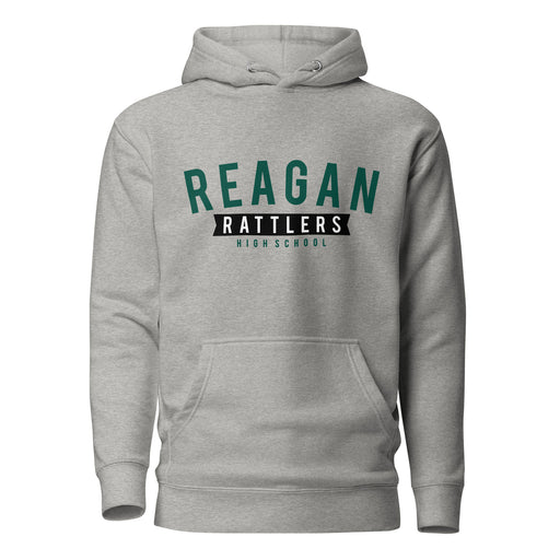 Reagan High School Rattlers Premium Carbon Grey Hoodie 21