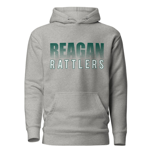 Reagan High School Rattlers Premium Carbon Grey Hoodie 24