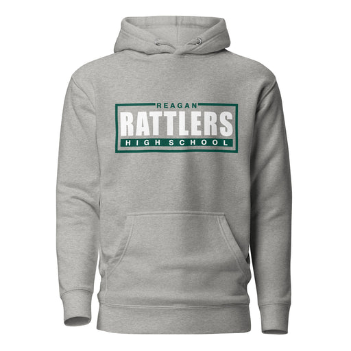 Reagan High School Rattlers Premium Carbon Grey Hoodie 49