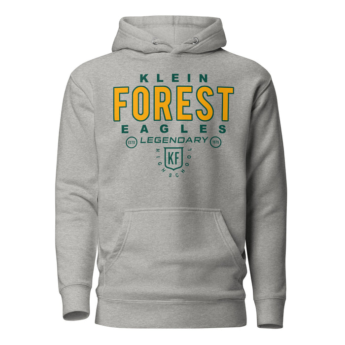 Klein Forest High School Premium Unisex Carbon Grey Hoodie 03