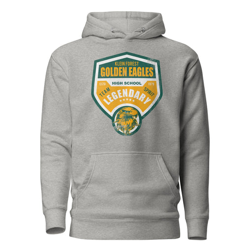 Klein Forest High School Premium Unisex Carbon Grey Hoodie 14