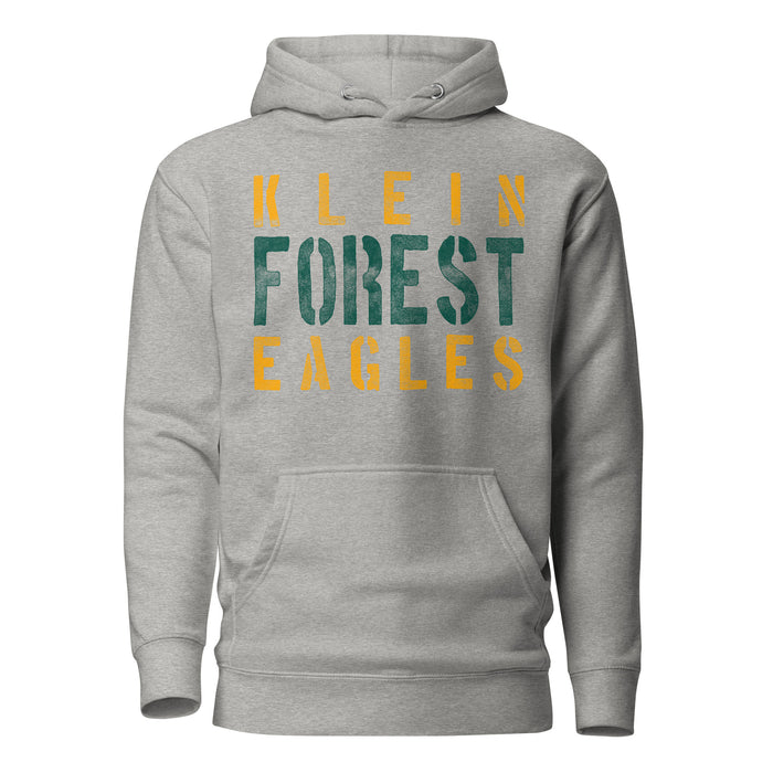 Klein Forest High School Premium Unisex Carbon Grey Hoodie 17