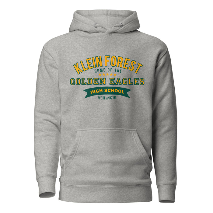 Klein Forest High School Premium Unisex Carbon Grey Hoodie 96