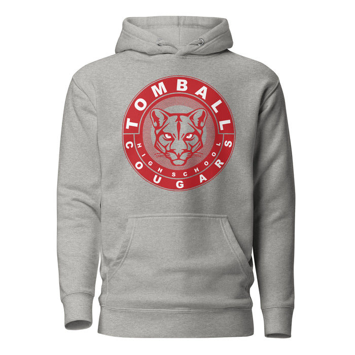 Tomball Cougars Premium Grey Hoodie - Design 02