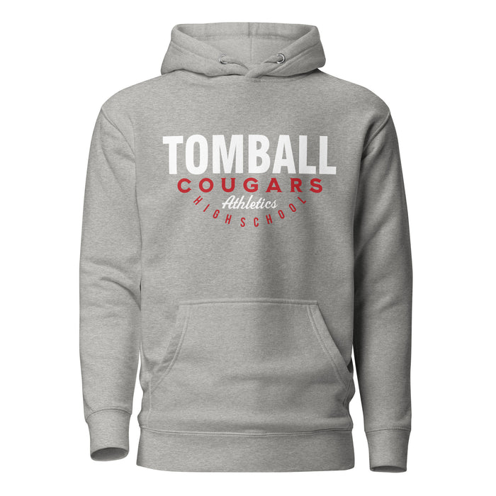 Tomball Cougars Premium Grey Hoodie - Design 12