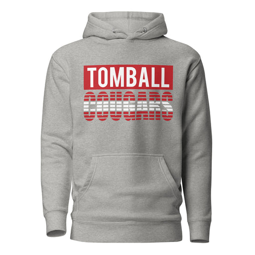 Tomball Cougars Premium Grey Hoodie - Design 35