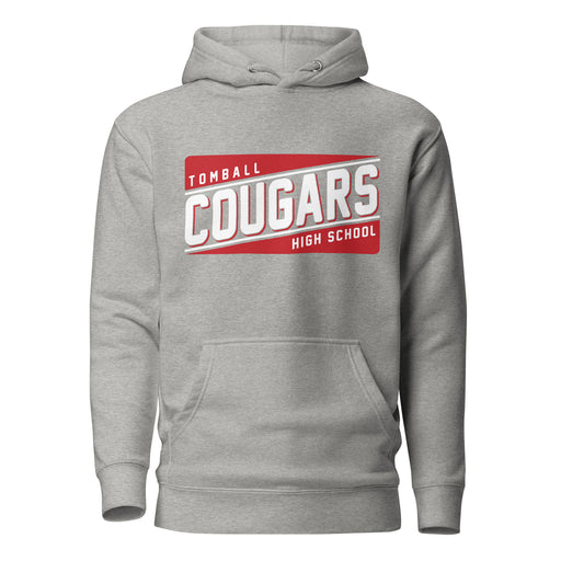 Tomball Cougars Premium Grey Hoodie - Design 84