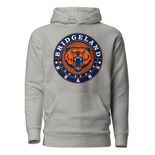 Bridgeland High School Bears Premium Carbon Grey Hoodie 02