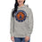 Woman wearing a Bridgeland High School Bears Premium Carbon Grey Hoodie 02