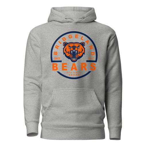 Bridgeland High School Bears Premium Carbon Grey Hoodie 04