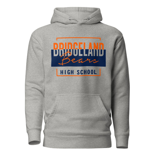 Bridgeland High School Bears Premium Carbon Grey Hoodie 05