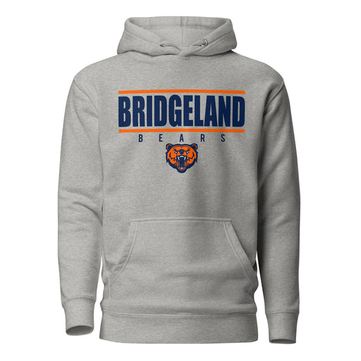 Bridgeland High School Bears Premium Carbon Grey Hoodie 07