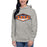 Woman wearing a Bridgeland High School Bears Premium Carbon Grey Hoodie 09