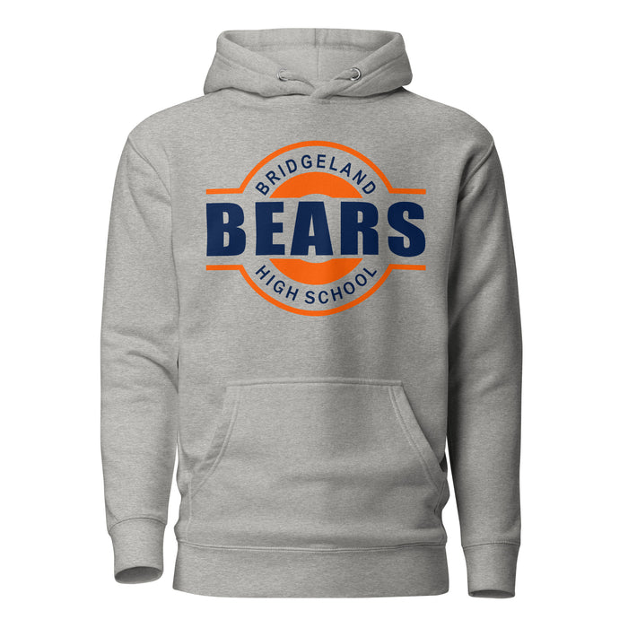 Bridgeland High School Bears Premium Carbon Grey Hoodie 11