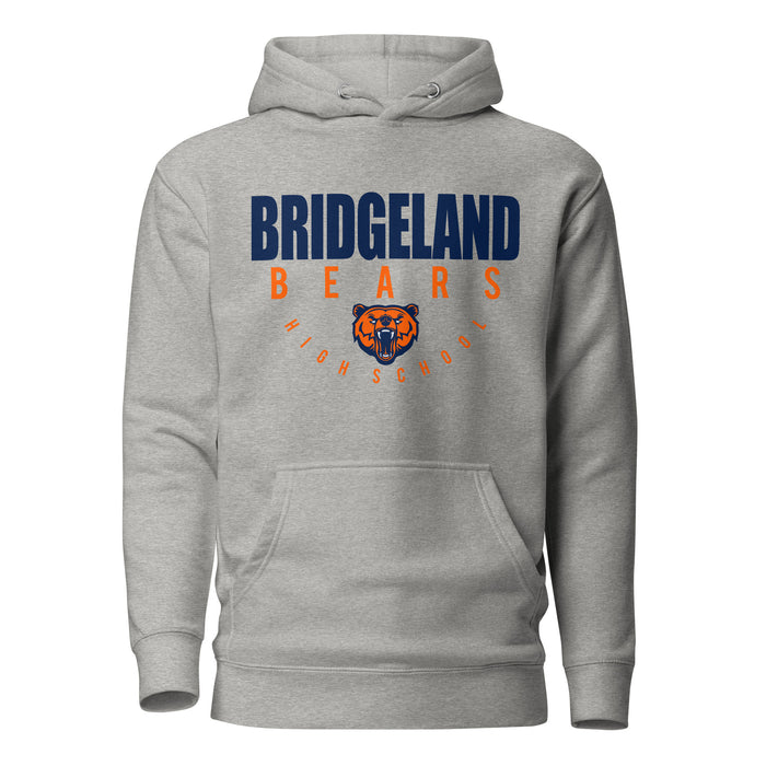 Bridgeland High School Bears Premium Carbon Grey Hoodie 12