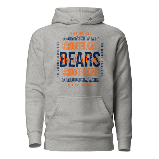 Bridgeland High School Bears Premium Carbon Grey Hoodie 13