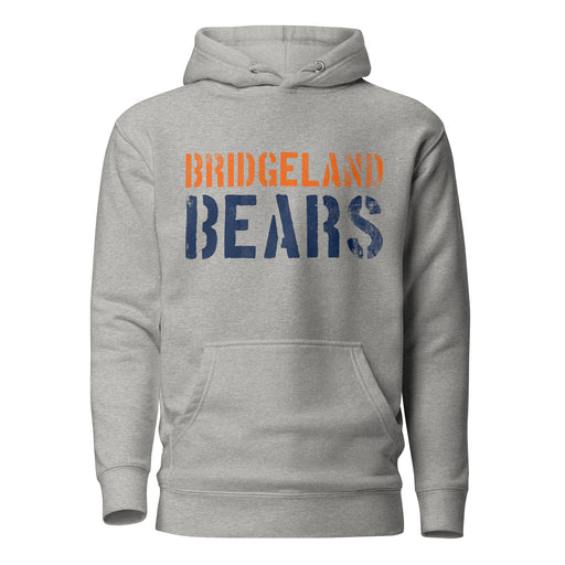 Bridgeland High School Bears Premium Carbon Grey Hoodie 17