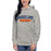 Woman wearing a Bridgeland High School Bears Premium Carbon Grey Hoodie 21