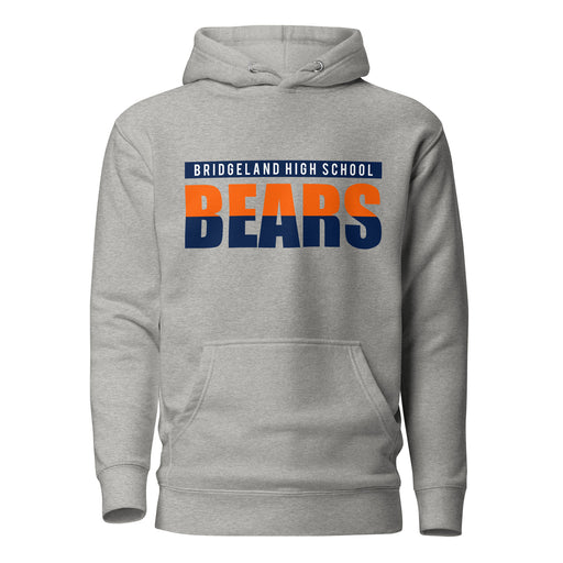 Bridgeland High School Bears Premium Carbon Grey Hoodie 25