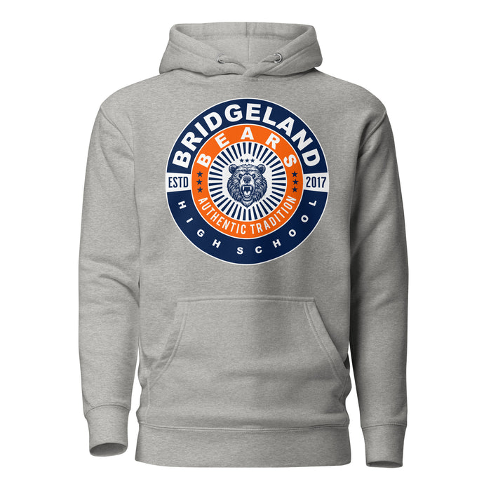 Bridgeland High School Bears Premium Carbon Grey Hoodie 30