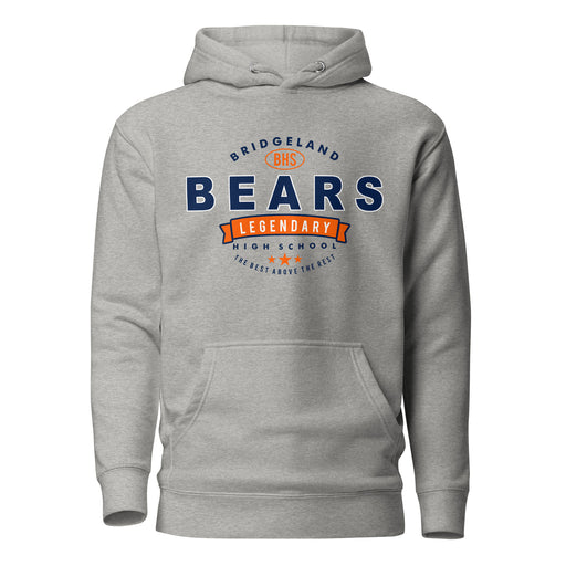 Bridgeland High School Bears Premium Carbon Grey Hoodie 44