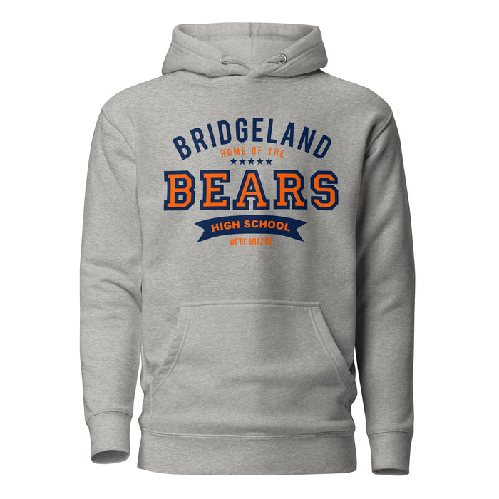 Bridgeland High School Bears Premium Carbon Grey Hoodie 96