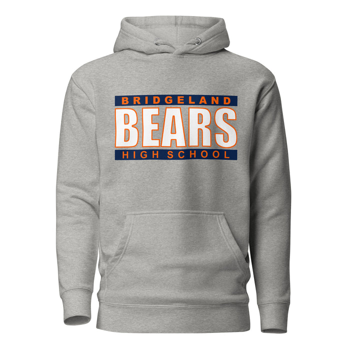 Bridgeland High School Bears Premium Carbon Grey Hoodie 98