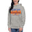 Woman wearing a Grand Oaks High School Grizzlies Carbon Grey Premium Hoodie 05