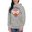 Woman wearing a Grand Oaks High School Grizzlies Carbon Grey Premium Hoodie 14