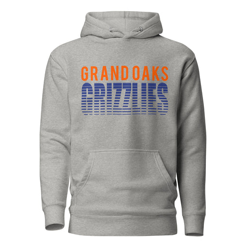 Grand Oaks High School Grizzlies Carbon Grey Premium Hoodie 24